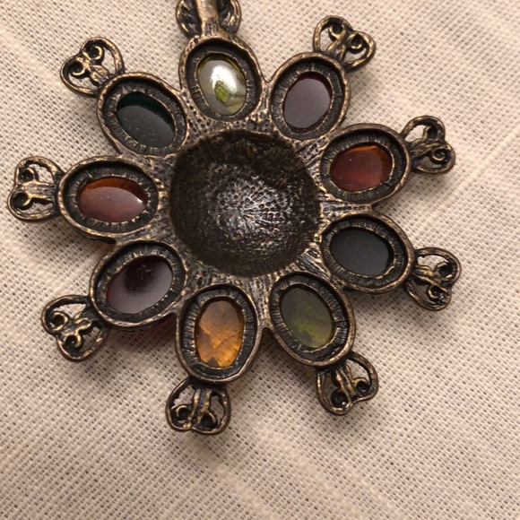 VINTAGE BIJOUX TERNER NECKLACE & EARRINGS NICKEL LEAD & CADMIUM FREE - # 542 - Picture 3 of 12